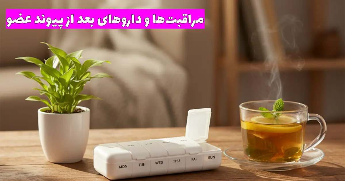 راهنمای کامل مراقبت‌ها و داروهای بعد از پیوند اعضا